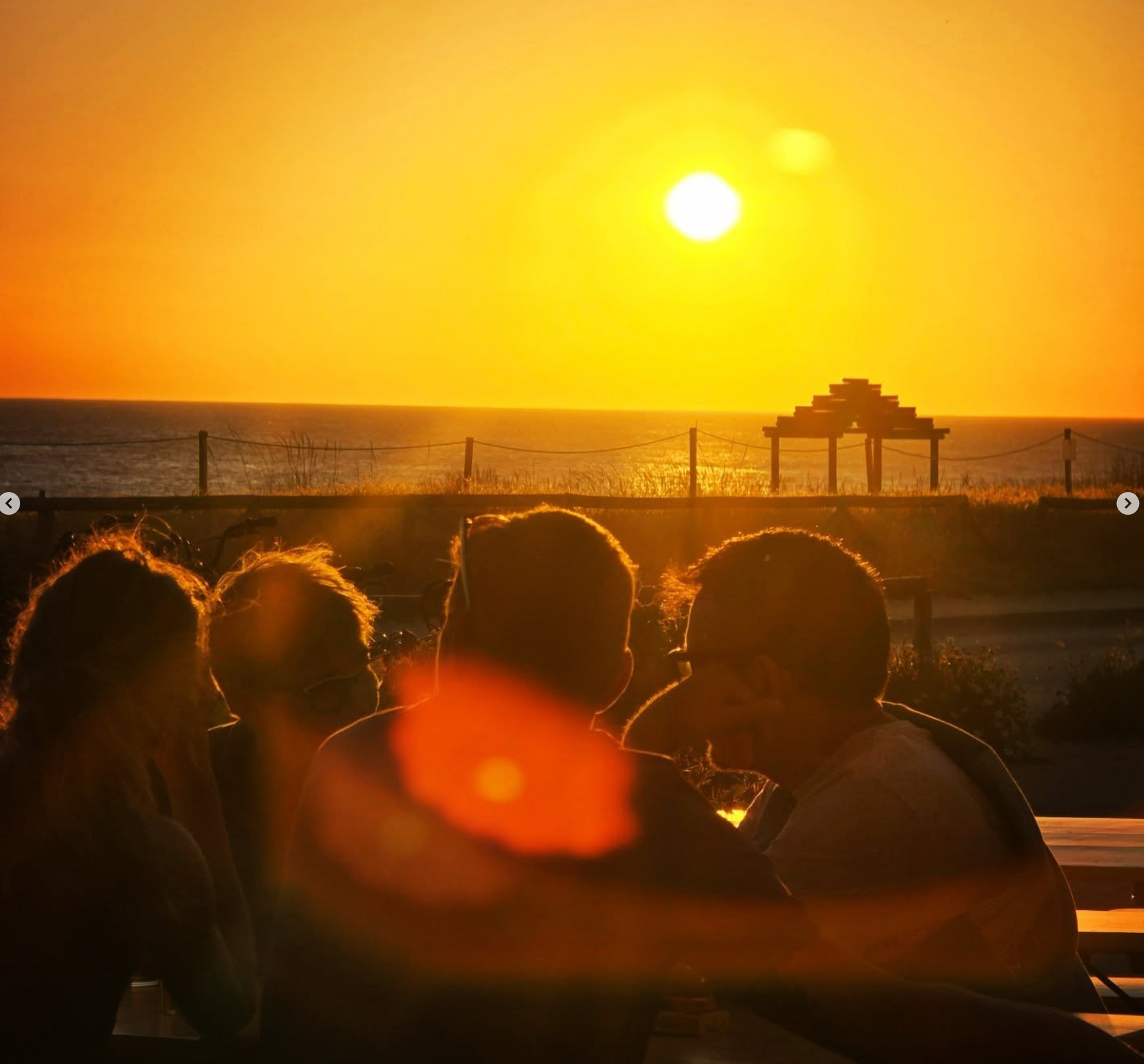 Atardecer en Zoco Palmar frente al mar